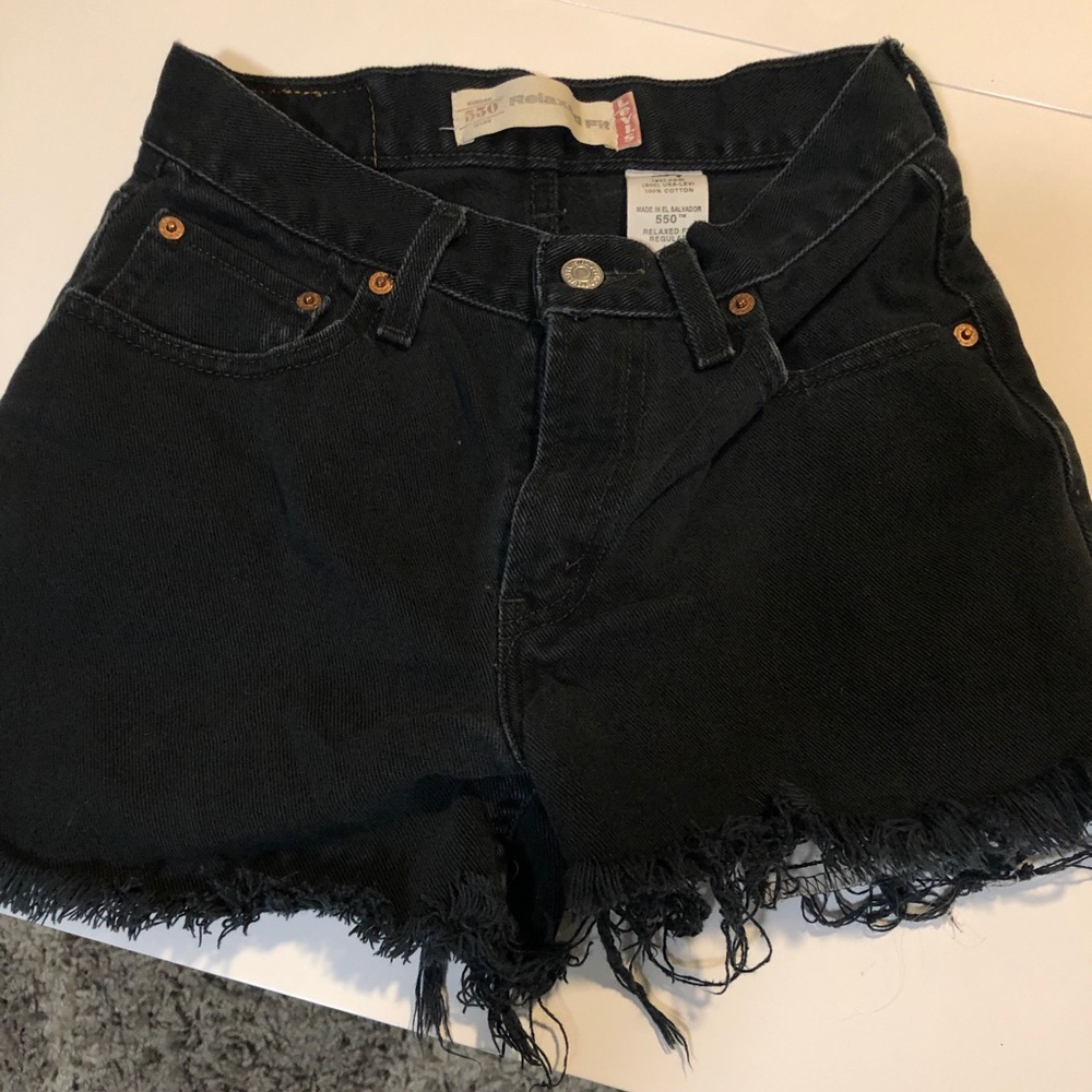 Vintage Black Levi’s Shorts